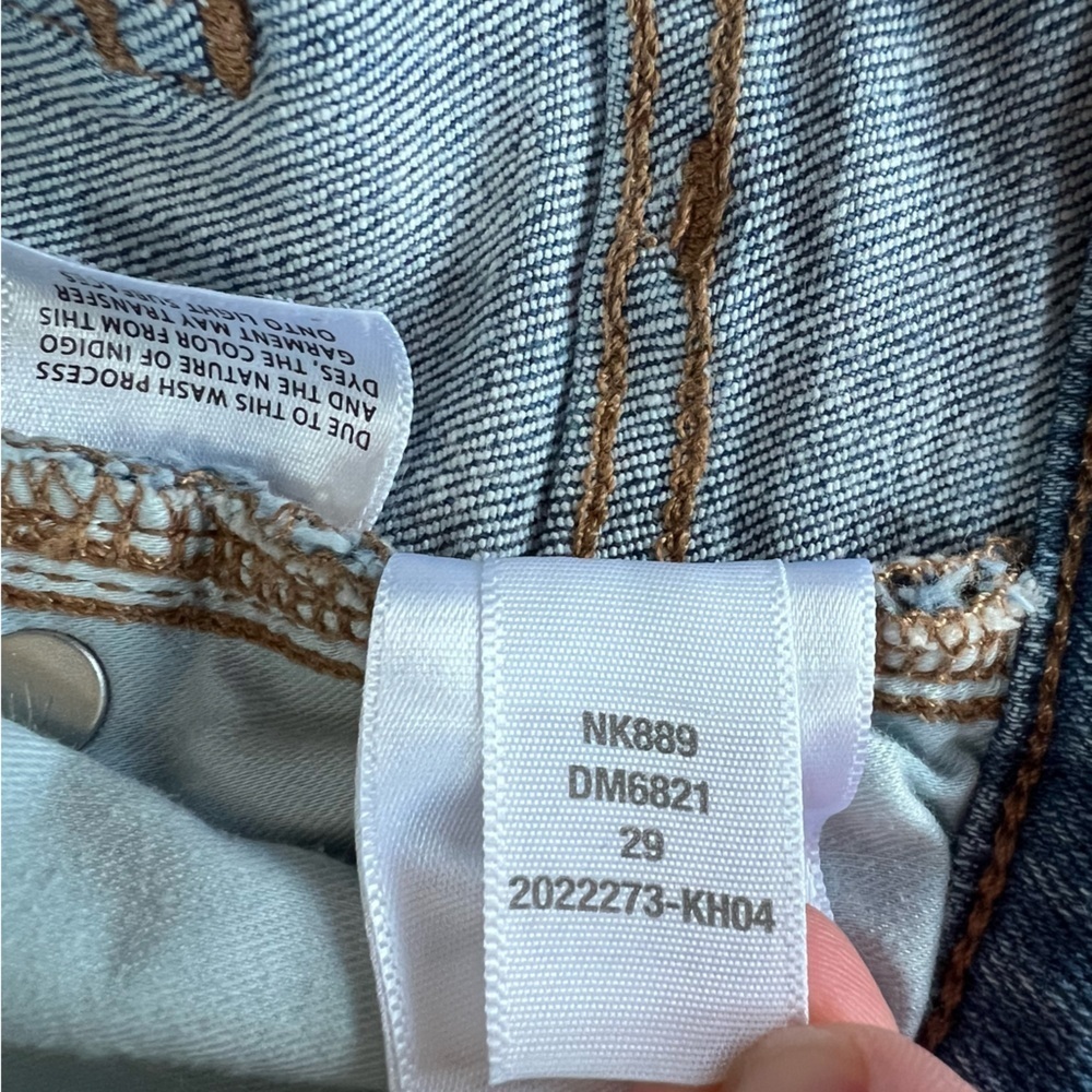 Madewell Skinny High Rise Stretch Flare Jeans Fairson Medium-Light Blue, size 29 - Picture 9 of 10